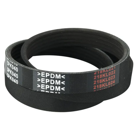 Motore del ventilatore industriale automobilistico Trasmissione dentata sincrona PVC Silicone PU Gomma a costine Pk Timing Cinghia a V a cuneo avvolta classica