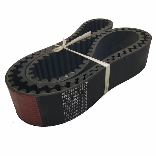 Cintura Huanball Estremità aperta in gomma o PU Cintura industriale Cintura di trasmissione Cintura di trasmissione Htd Std Cinghia dentata a doppia faccia Cinghia sincrona Puleggia Cinghie dentate